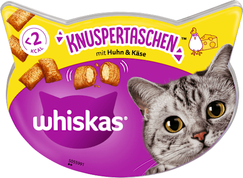 Katzenleckerli Knuspertaschen mit Huhn & Käse Whiskas