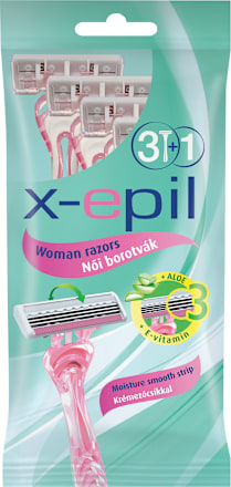 Eldobható női borotva 3 pengés X-Epil