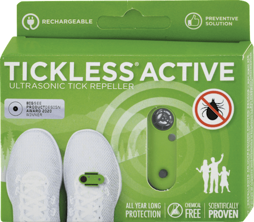 Ultrazvukový odpudzovač kliešťov a bĺch pre ľudí - Green TICKLESS