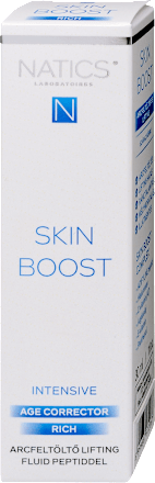 Skin Boost Rich Age Corrector Arcfeltöltő lifting fluid peptiddel Natics