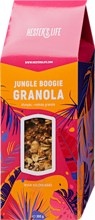 Málnás-áfonyás granola, gluténmentes Hester’s Life