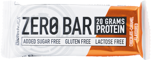 Proteínová tyčinka Zero Bar, čokoláda karamel BioTechUSA