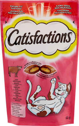 Snack per gatti con manzo Catisfactions