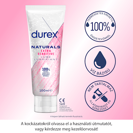 Síkosító gél Naturals, Extra Sensitive Durex