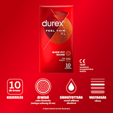 Óvszer Feel Thin XL Durex