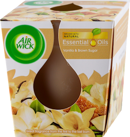 Essential Oils mirisna svijeća – Vanilla & Brown Sugar AIRWICK