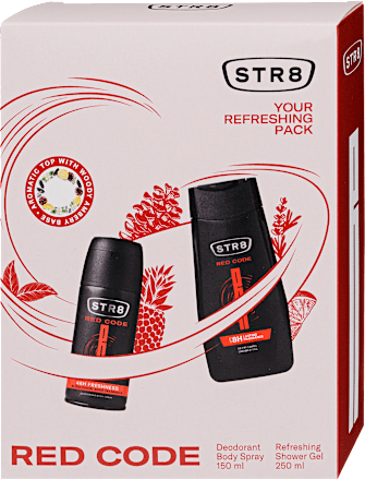 Red Code tusfürdő és deo spray ajándékcsomag STR8