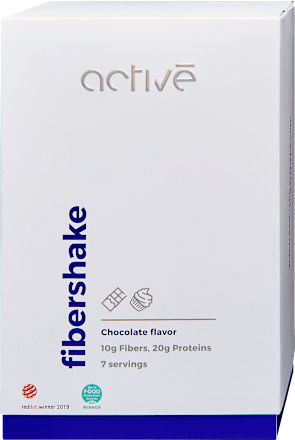Active Fibershake csokolédé ízesítéssel, 7 adag  activé