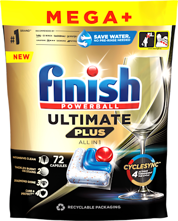 Ultimate PLUS tablete za mašinsko pranje posuđa Finish