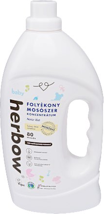 Baby mosógél mosódió kivonattal natúr illattal Herbow