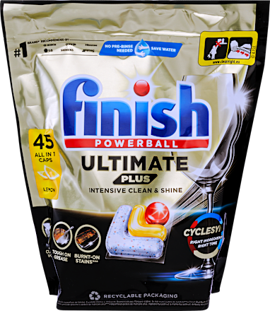 Ultimate Plus Lemon mosogatógép tabletta Finish
