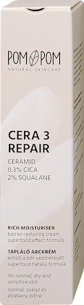 Cera 3 repair arckrém, superfood hatású formula POM POM