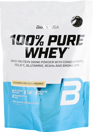 Proteínový nápoj v prášku 100% Pure Whey New vanilka BioTechUSA