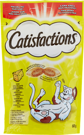 Snack per gatti con formaggio Catisfactions