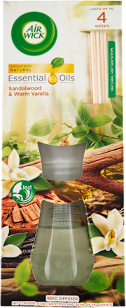 Difuzér Essential Oils Sandalwood & Warm Vanilla Air Wick