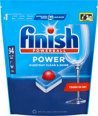 Power All in 1 tablety do myčky nádobí Finish