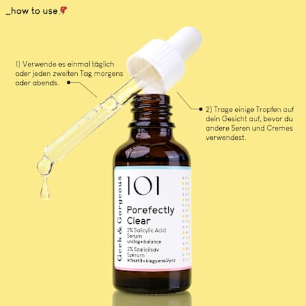 Gesichtsserum 101 Porefectly Clear Geek&Gorgeous