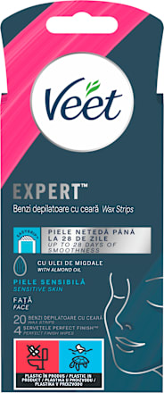 Hideggyanta szalagok Expert arcra, érzékeny bőrre Veet