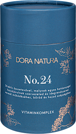 No.24 vitaminkomplex, szépségvitamin, 60db lágyzselatin kapszula + 60db filmtabletta DORA NATURA