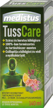 TussCare szirup száraz és hurutos köhögés kezelésére Medistus