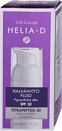 Cell Concept Halványító Fluid Pigmentfoltok Ellen SPF50 HELIA-D