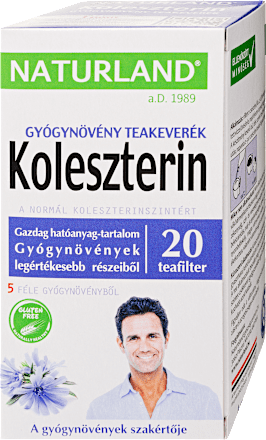Koleszterin gyógynövény teakeverék NATURLAND
