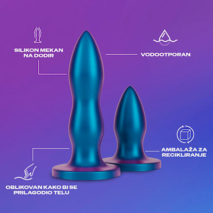 PLAY DEEP&DEEP butt plug- set analnih čepova za seksualni odnos durex