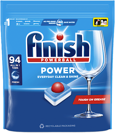 Power tablete za strojno pranje posuđa Finish