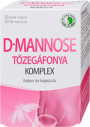 D-Mannose tőzegáfonya komplex, 10 tasak italpor,20db kapszula DR CHEN PATIKA
