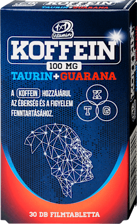 Koffein+Taurin+Guarana filmtabletta 1X1 Vitamin