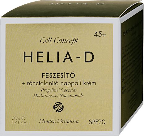 Cell concept arckrém, 45+, ránctalanító, nappali HELIA-D