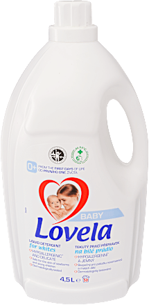 Baby mosógél hipoallergén fehér ruhákhoz 50 mosás Lovela