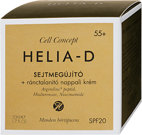 Nappali arckrém, ránctalanító Cell concept 55+ HELIA-D