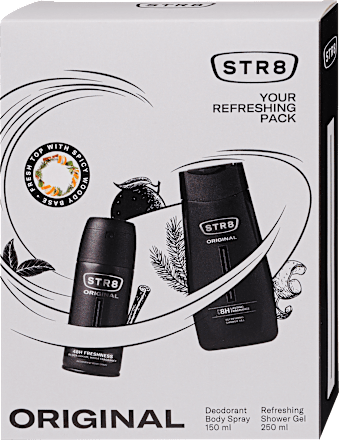 Original tusfürdő és deo spray ajándékcsomag STR8