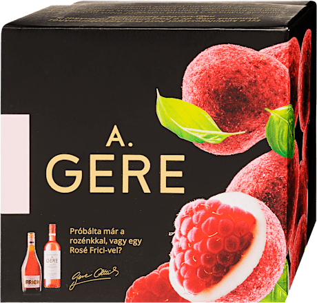 Málnás fehércsokoládé ajándékcsomag A.GERE
