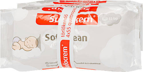 Nedves törlőkendő, Soft Clean Sudocrem