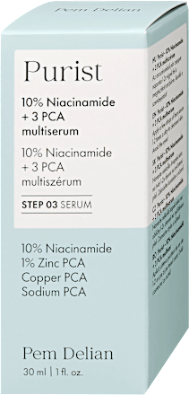Purist 10% Niacinamide + 3 PCA multiszérum Pem Delian