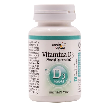 Vitamina D3  cu Zinc și Quercetina Dacia Plant