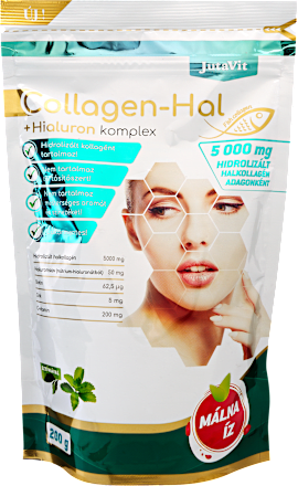 Collagen-hal + hialuron komplex málna ízben JutaVit