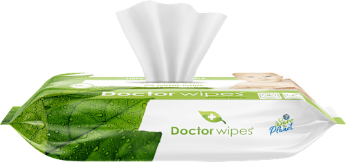 Șervețele umede biodegradabile pentru copii Doctor wipe`s