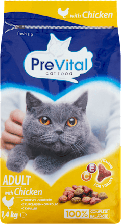 Száraz macskaeledel csirke  PreVital