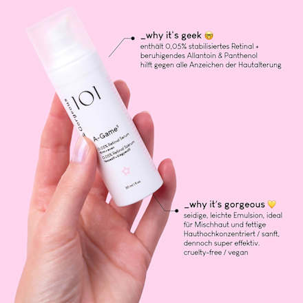 Serum A-Game-5, 0,05% Retinal Geek&Gorgeous