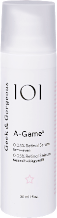 101 Arcszérum A-GAME 5 0.05% Retinallal Geek&Gorgeous