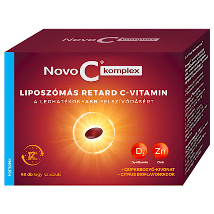 Komplex Liposzómás retard C-vitamin kapszula Novo C