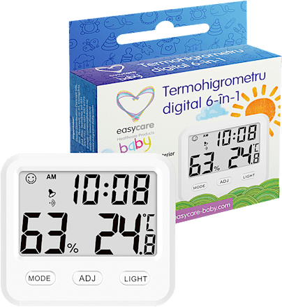 Termohigrometru digital 6în1 easycare