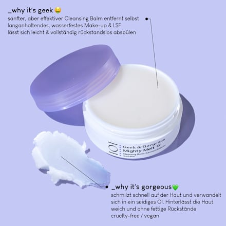 Reinigungsbalsam Mighty Melt  Geek&Gorgeous