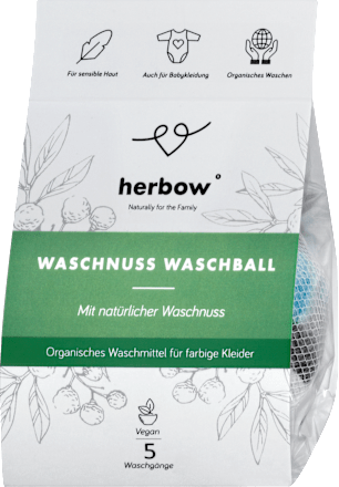 Waschnuss Waschball für farbige Kleider Herbow