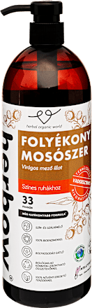 Folyékony mosógél vadgesztenye kivonattal színes ruhákhoz Herbow