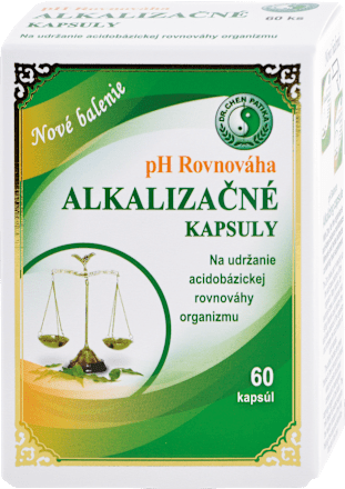Alkalizačné kapsuly pH Rovnováha Dr. Chen Patika