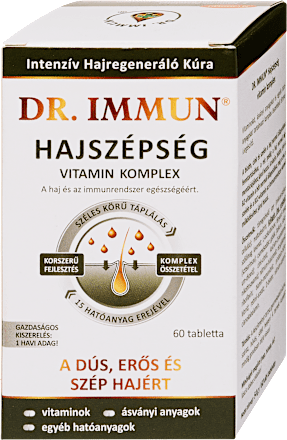 Hajszépség vitamin komplex  Dr. Immun